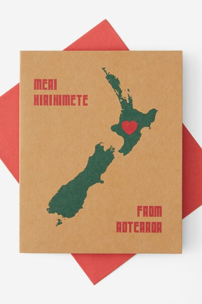 Christmas Card 2024, RG NZ MAP CRAFT