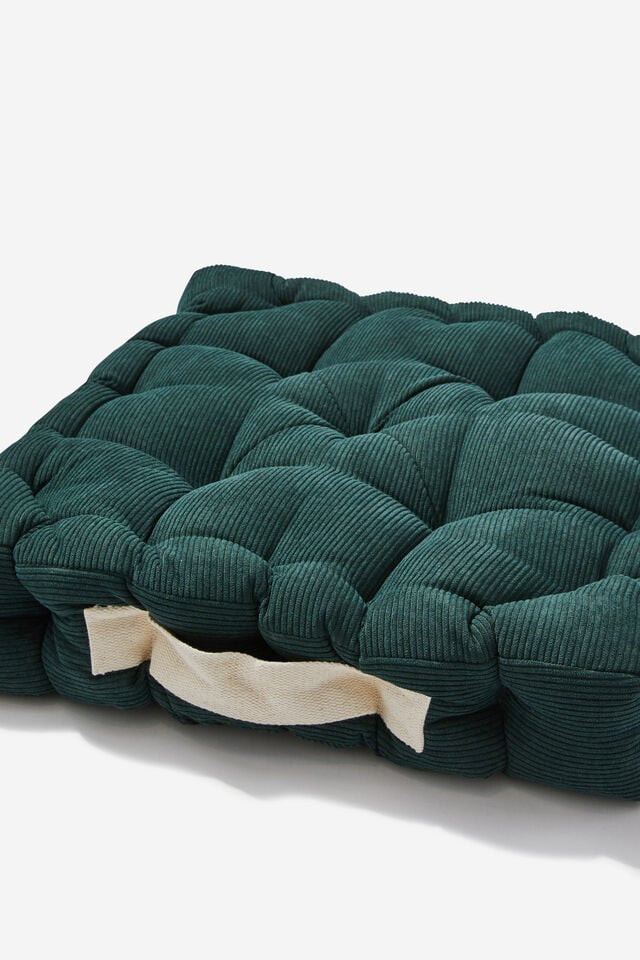 Floor Cushion, HERITAGE GREEN CORDUROY