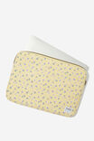 Take Me Away 13 Inch Laptop Case, DAISY DITSY / BUTTER - alternate image 2