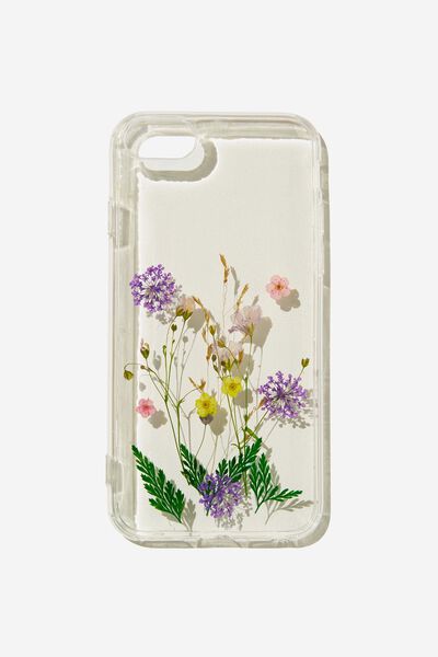Protective Phone Case 6, 7, 8, SE, TRAPPED FLOWER GARDEN