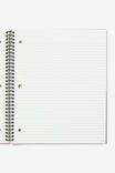 College Ruled Campus Notebook, DAISY CRAYON BLACK - alternate image 2