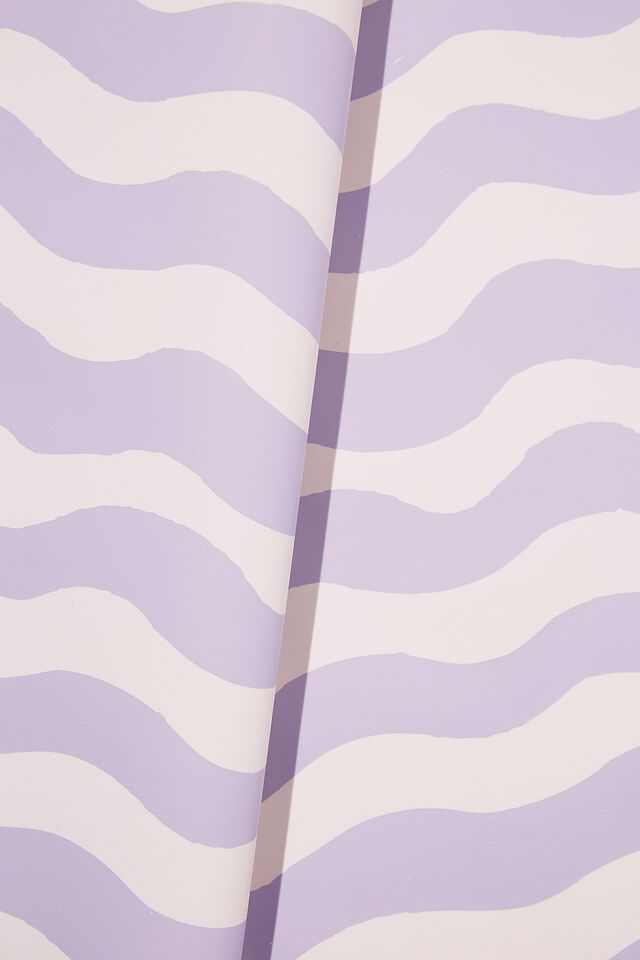 Roll Wrapping Paper, ORCHID WAVES