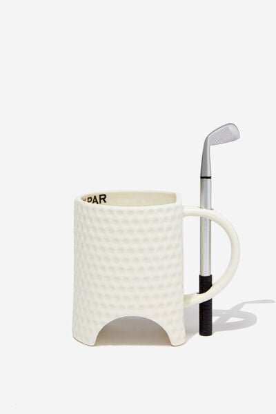 Golftime Mug, WHITE