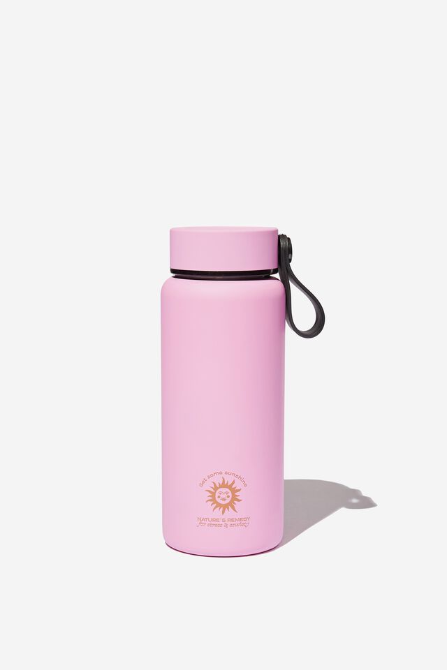 On The Move Metal Drink Bottle 350Ml, GET SOME SUNSHINE