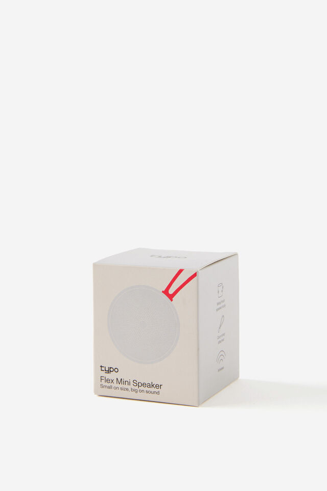 Flex Mini Speaker, SILVER