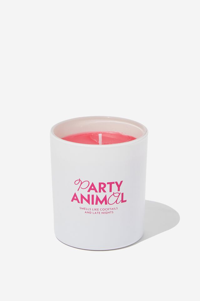 Tell It Like It Is Candle, PINK FLASH PARTY ANIMAL