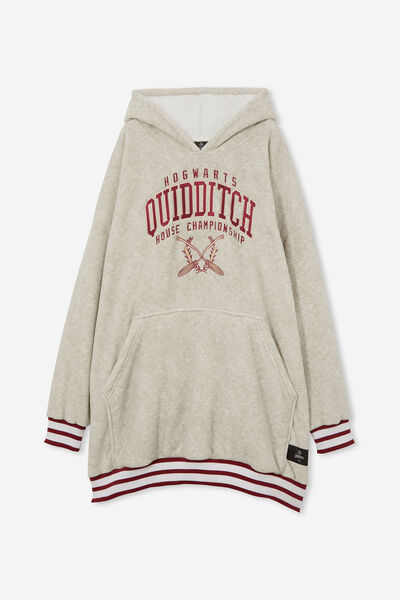 Collab Oversized Hoodie, LCN WB HARRY POTTER QUIDDITCH