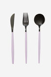 Cut Your Lunch Cutlery Set, PALE LILAC - alternate image 1