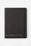 2025 A4 Weekly Buffalo Diary, BLACK - alternate image 1