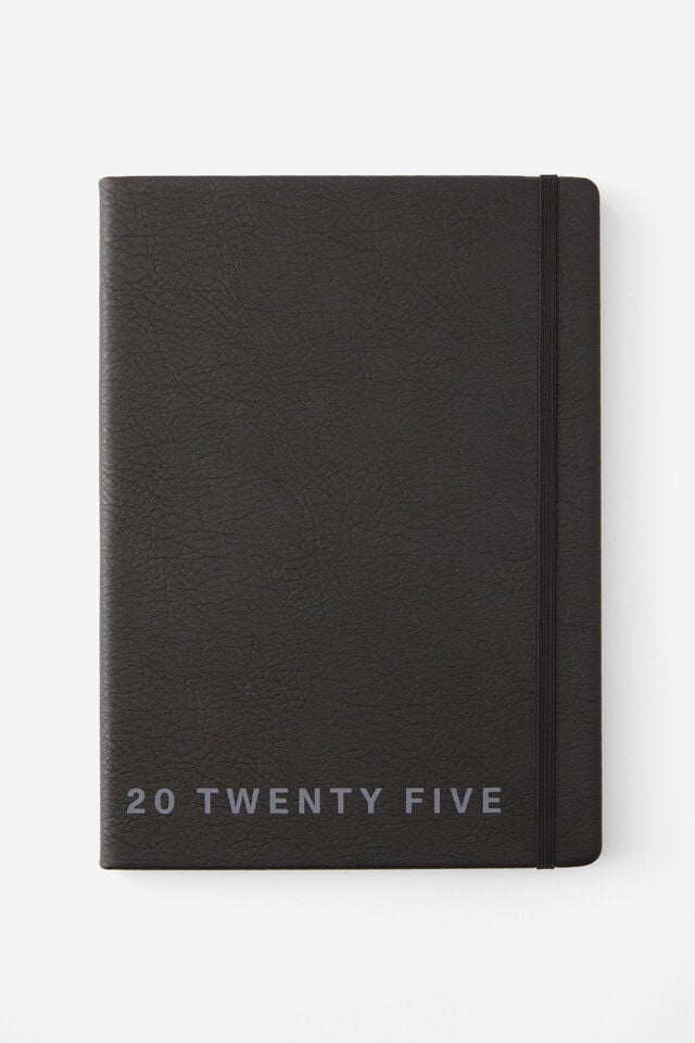 2025 A4 Weekly Buffalo Diary, BLACK