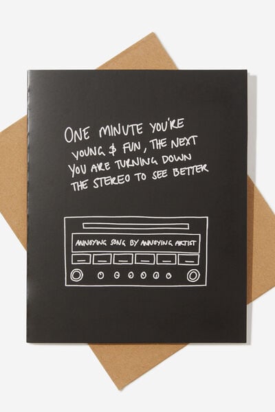 Funny Birthday Card, ONE MINUTE STEREO
