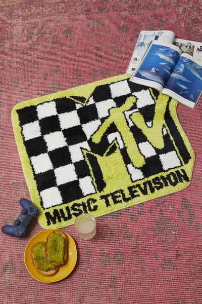 License Floor Rug, LCN MTV CHECKERBOARD