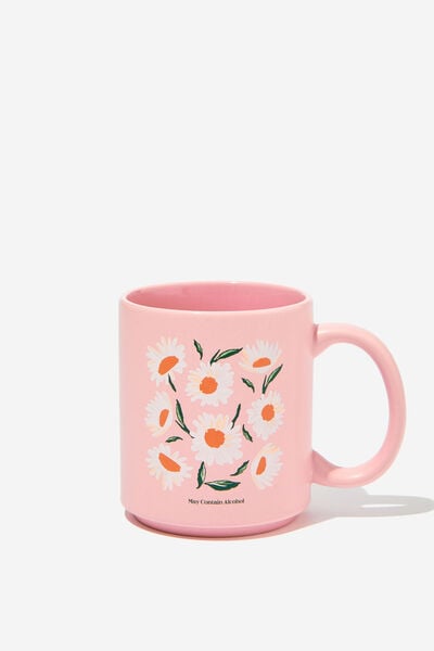 Daily Mug, MAY CONTAIN ALCOHOL FLOWERS!