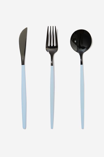 Cut Your Lunch Cutlery Set, ARCTIC BLUE