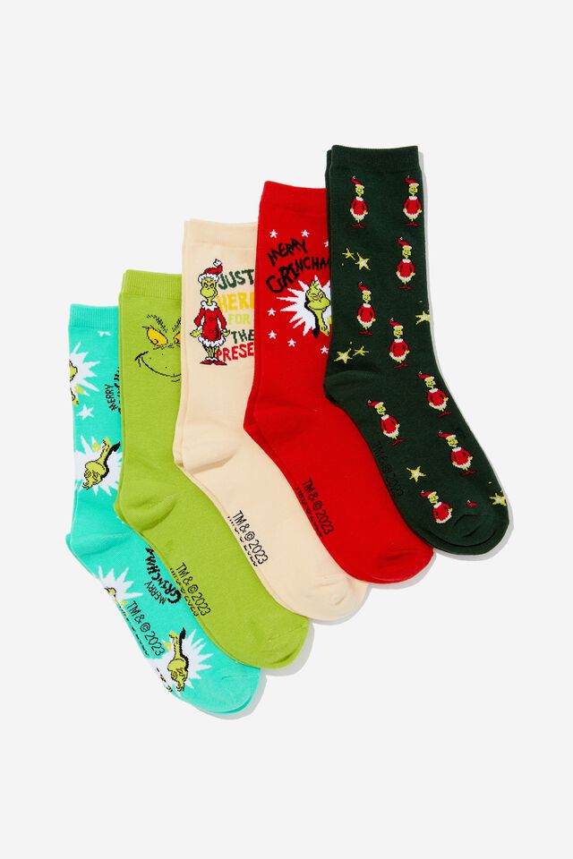 Women's  The Grinch family socks - Collabs - ACCESSORIES - Woman