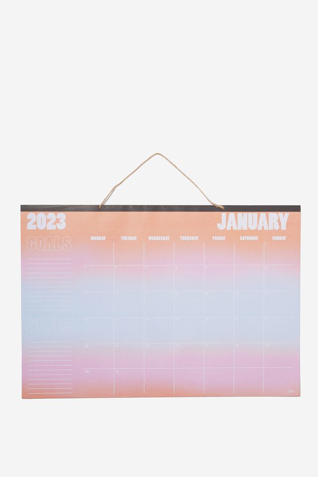 A1 2023 Hanging Calendar, SOLARISED