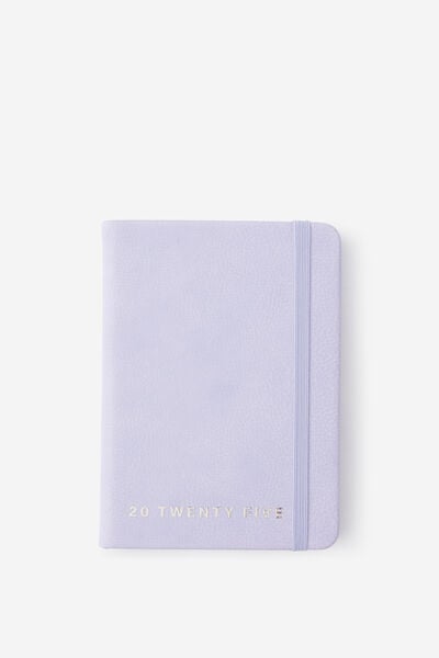 2025 A6 Weekly Buffalo Diary, LAVENDER HAZE FOIL