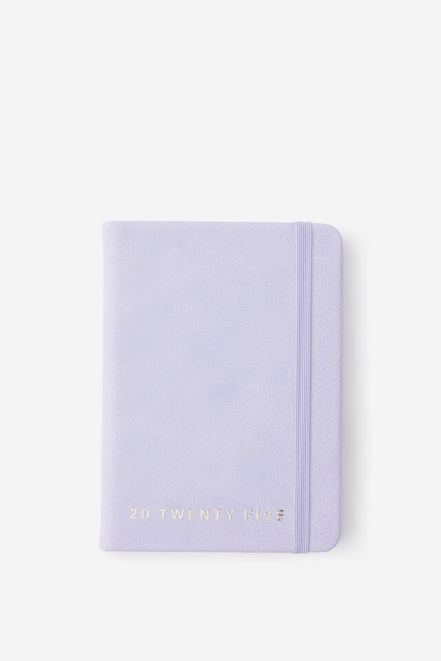 2025 A6 Weekly Buffalo Diary, LAVENDER HAZE FOIL