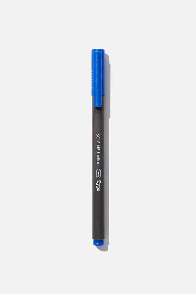 So Fine Fineliner Pen, DARK BLUE