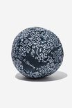 Keith Haring Get Cushy, LCN KEI KEITH HARING BLACK WHITE YARDAGE BALL - alternate image 1