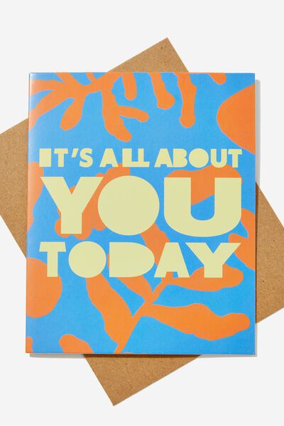 Nice Birthday Card, ALL ABOUT YOU FOLIAGE