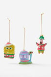 Licensed Ornament Pack, LCN NIC SPONGEBOB SQUAREPANTS CHRISTMAS - alternate image 1