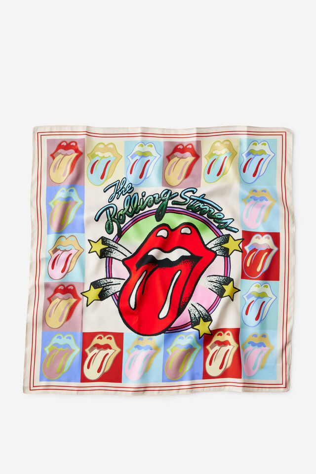 Collectors Square Scarf, LCN BRA ROLLING STONES