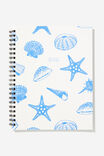 A4 Campus Notebook, GO WITH THE FLOW COASTAL - alternate image 1