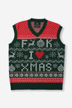 Christmas Vest, F**K I LOVE XMAS!! - alternate image 1