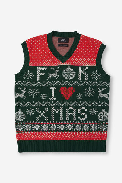 Christmas Vest, F**K I LOVE XMAS!!