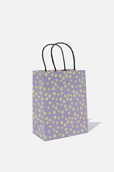 Get Stuffed Gift Bag - Small, SMALL DAISIES ZEST ORCHID