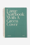 LARGE GREEN COVER