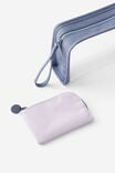 Clear Carry On Duo Case, LAVENDER HAZE/STORM BLUE - alternate image 2