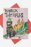 WRECK THE HALLS CAT