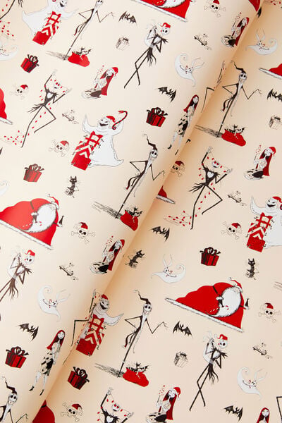 Christmas Wrapping Paper Roll, LCN DIS NIGHTMARE BEFORE CHRISTMAS