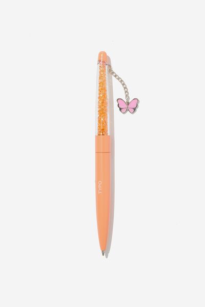 Charm Pen, APRICOT CRUSH BUTTERFLY