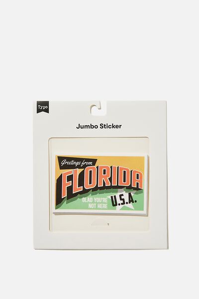 Jumbo Sticker, FLORIDA