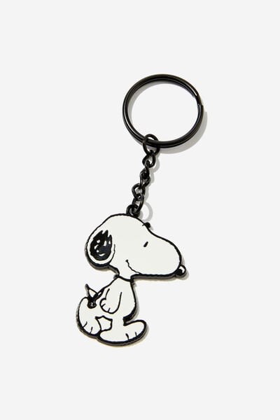 Collab Enamel Keyring, LCN PEA/ SNOOPY