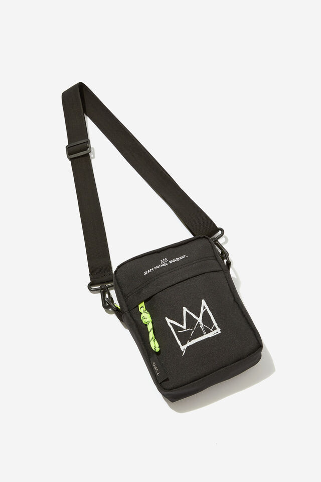 Basquiat Urban Cross Body Bag, LCN BSQ CROWN/ BLACK