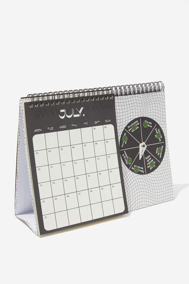 2023 24 Wellness Wheel Calendar, BLACK & WHITE SWEARING