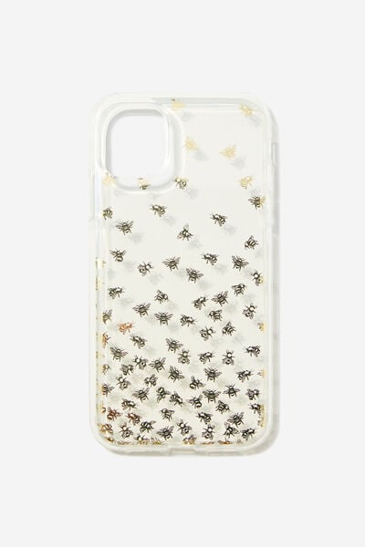 Graphic Phone Case Iphone 11, TRELLIS FLORAL / CLEAR