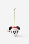 Collab Resin Christmas Ornament, LCN DIS MICKEY MOUSE SANTA HAT - alternate image 1