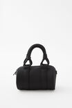 Amelia Mini Duffle, BLACK SMOOTH - example image 1