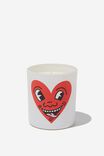 Keith Haring Candle, LCN KEI HEART FACE - alternate image 1