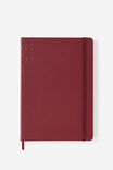 B5 Hard Lined Notetaker Notebook, CABERNET - example image 1