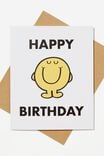 Nice Birthday Card, LCN MEN MR MEN HAPPY BIRTHDAY - alternate image 1