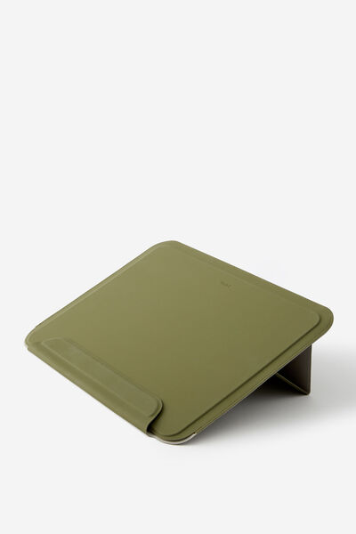 Metro Multi Tech Laptop Case And Stand, OLIVE