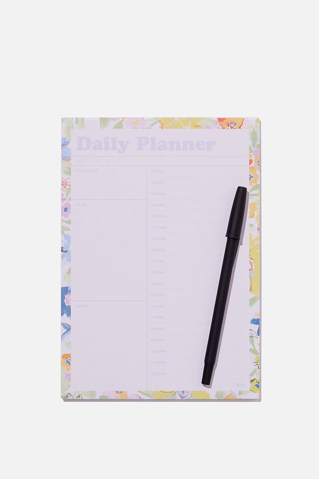 A5 Plan Ahead Planner, HANDCRAFTED FLORAL