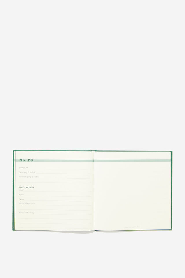 Square Activity Journal, THE BUCKET LIST VOL 5