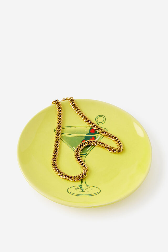 Round Trinket Tray, DIRTY MARTINI